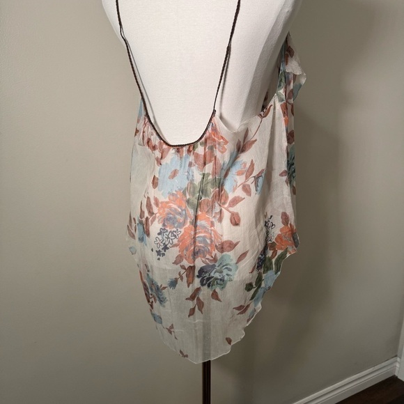 Buffalo boho sheer floral cami M - Picture 4 of 5